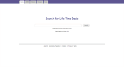 Desktop Screenshot of lifetimedeals.com